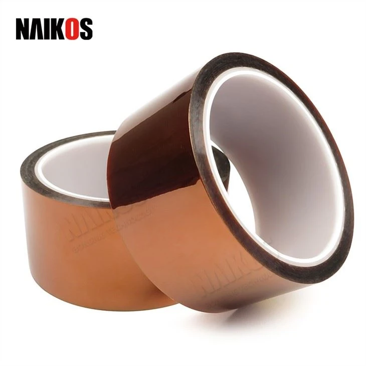 Résistance à la chaleur Kapton Polyimide Film Tape 260 degrés (500 ℉) Pour SMT, PCB, transformateur, masquage électronique d'isolation de classe H